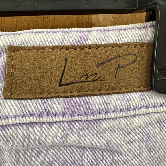 NWT Liquor Poker Purple Acid Wash Distressed Denim Streetwear Grunge - Size 34 - Picture 4 of 9